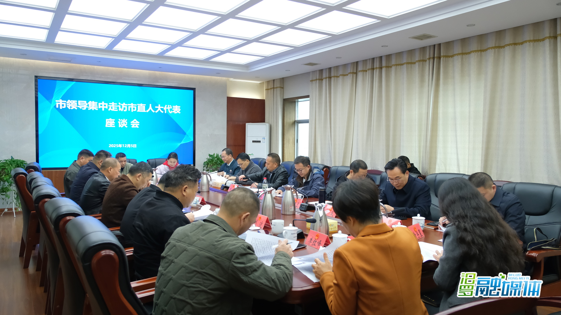 市领导集中走访市直人大代表